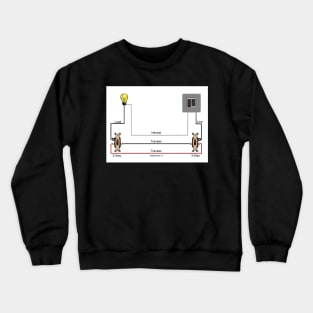 Three-Way Switch Diagram Line Load Separate Boxes Crewneck Sweatshirt